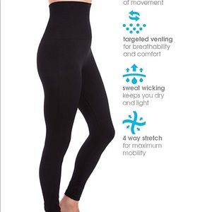 NEW Black High Waisted Compression Leggings